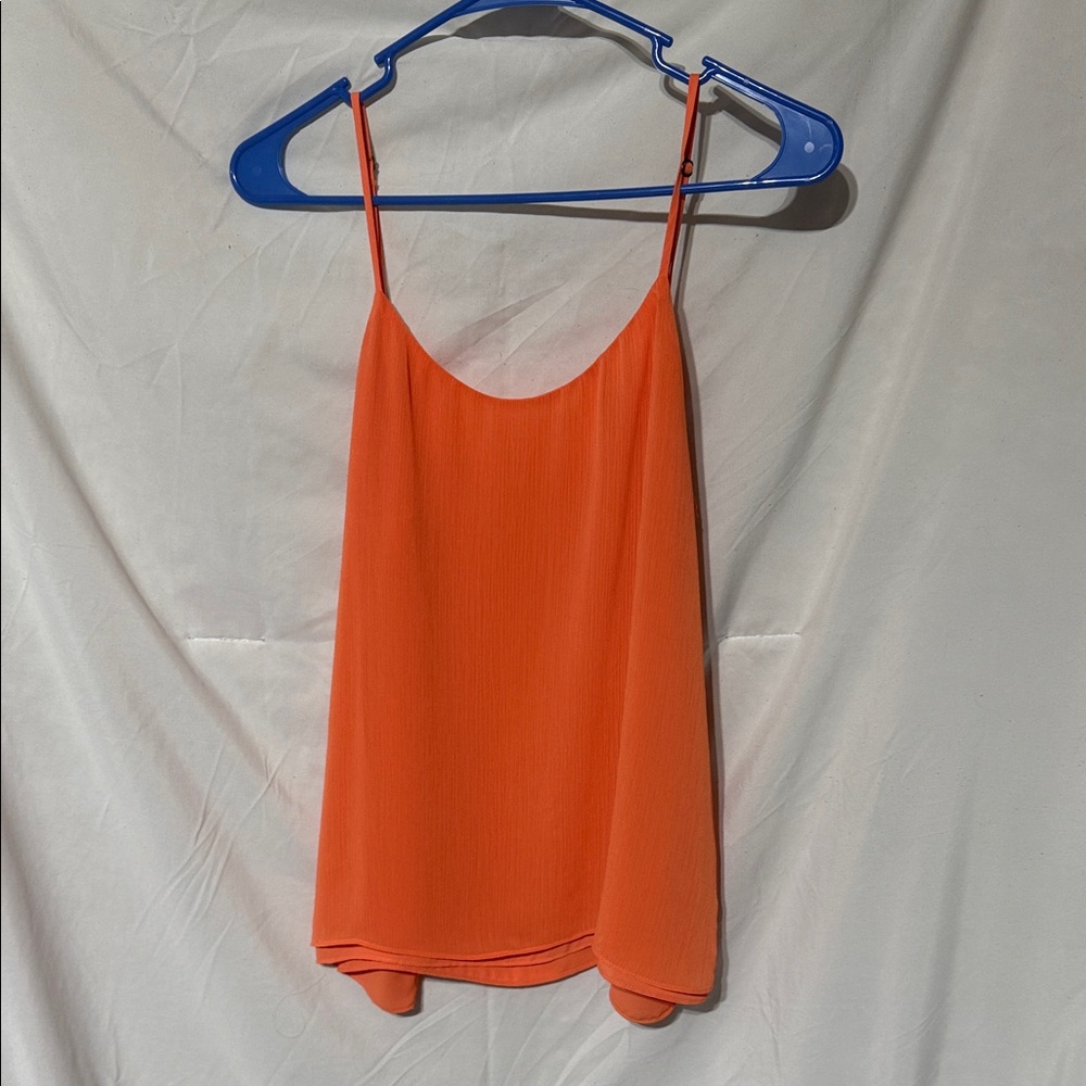 Orange Sleeveless Women's Top